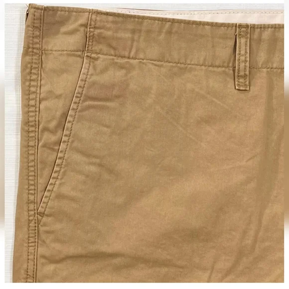 NWT OLD NAVY Men’s Lived In Straight Leg Flat Front Brown Shorts SZ *40 - Picture 5 of 11